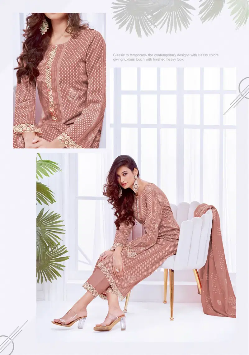 Kashvi Vol 01 By Suryajyoti Cotton Dress Material Bulk Orders In India
